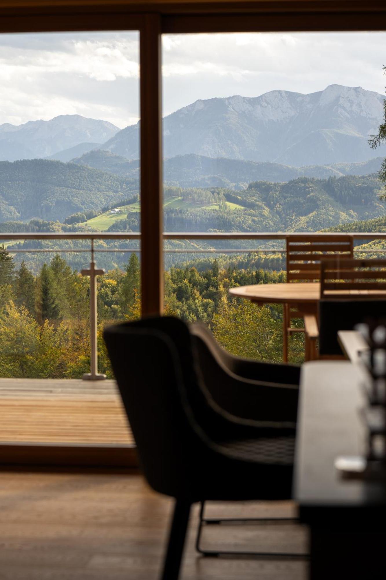 Ferienwohnung Holzhaus Zum Schwarz'n Aurach am Hongar Exterior foto